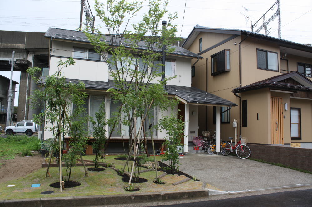 家族で家庭菜園を楽しむ　「小さな森、トトロのお庭」