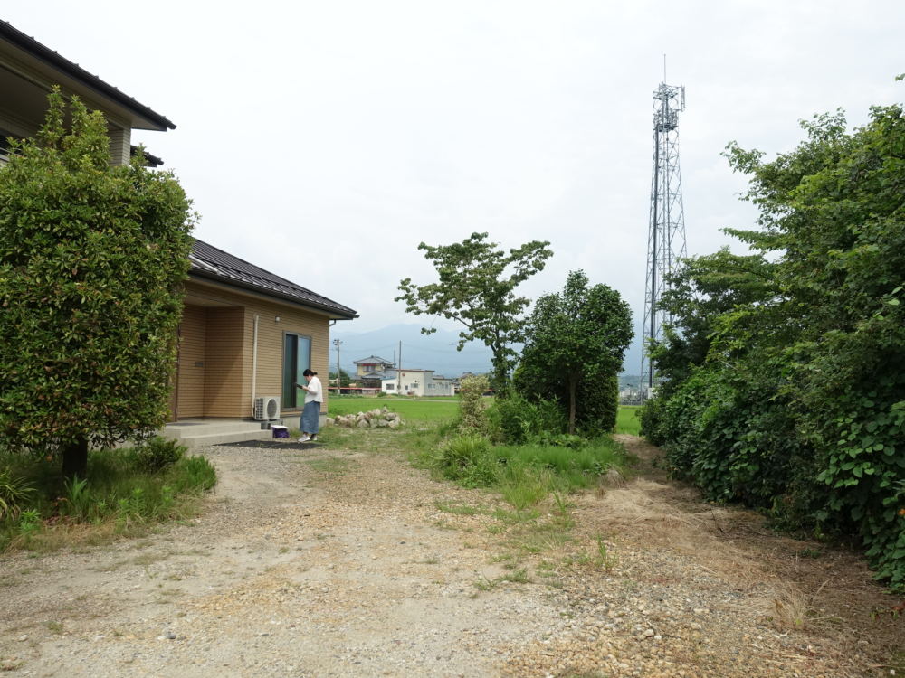 隣地境界がわかりにくくなっていました。