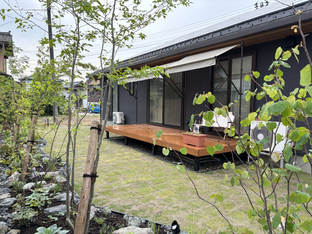 家族と過ごすプライベートガーデン